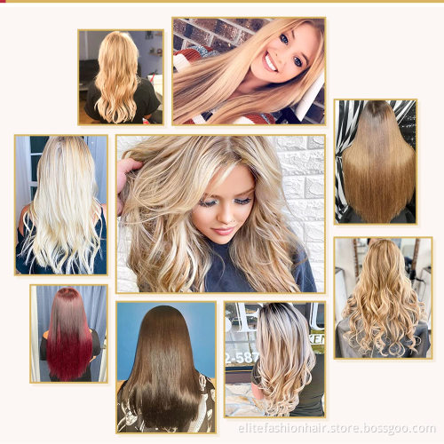 Healthy bouncy texture No any split ends Nail U tip Hair Hot fusion Hair extension sillky straight U tip Hair extensions